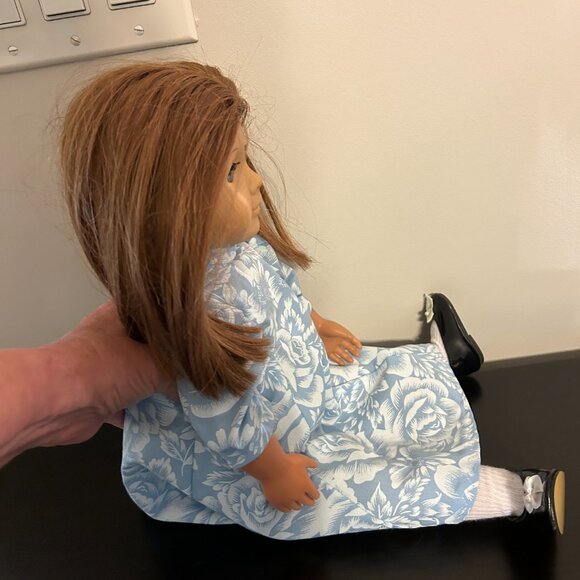 PLEASANT COMPANY American Girl 18" Doll with Homemade Dress - Picture 6 of 11